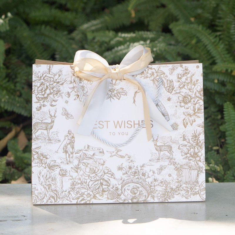 Premium Gift Bag Handbag Birthday Wedding Gift Bag Paper Bag Candy Big Small Size Annual Meeting Gift Bag - Image 4